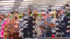 The confrontation in the Avondale Library. Photo / File