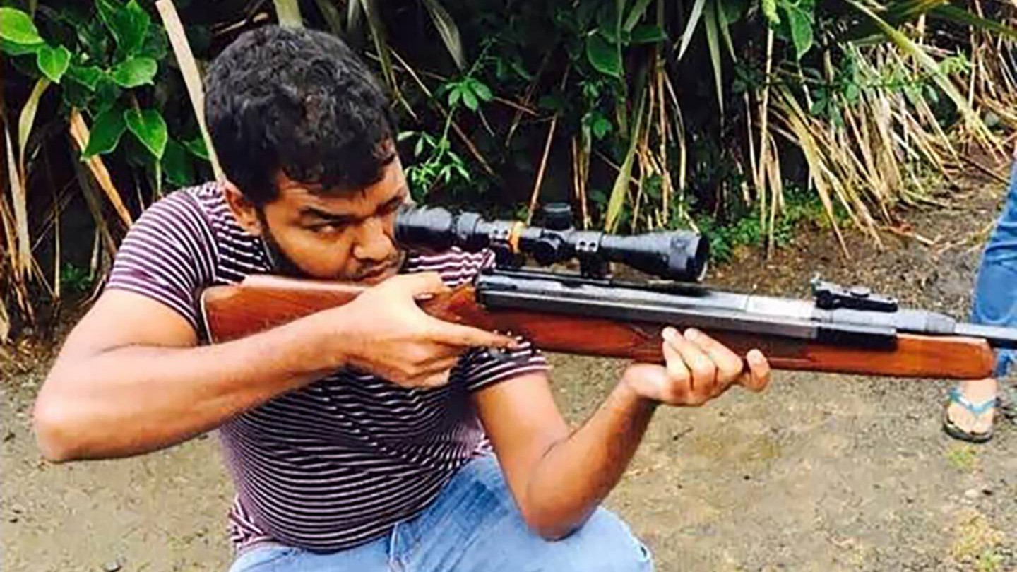 Aathill Samsudeen in an image taken from his social media accounts. (Photo / Supplied)