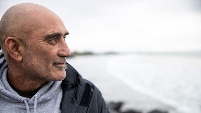 Christchurch surf legend Tony Shafer had a near death experience at Scarborough Beach, Sumner. Photo / George Heard