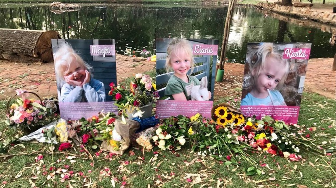 Dickason allegedly killed 6-year-old Liané, and 2-year-old twins Maya and Karla at their Timaru home on September 16.