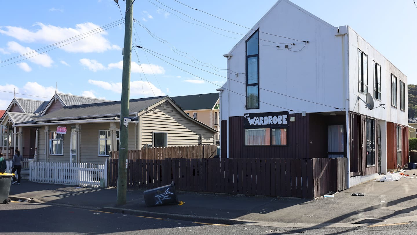 Student flats in Dunedin's Castle St. Photo / Ben Tomsett