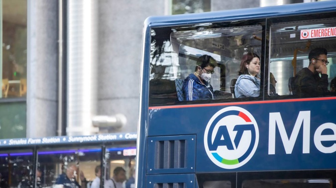 Auckland Transport Metro bus. (Photo / Michael Craig)