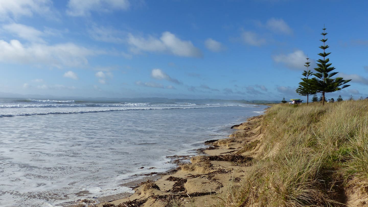 Police said they were called to a serious single-vehicle crash, where a 4WD had rolled, on Tokerau Beach.