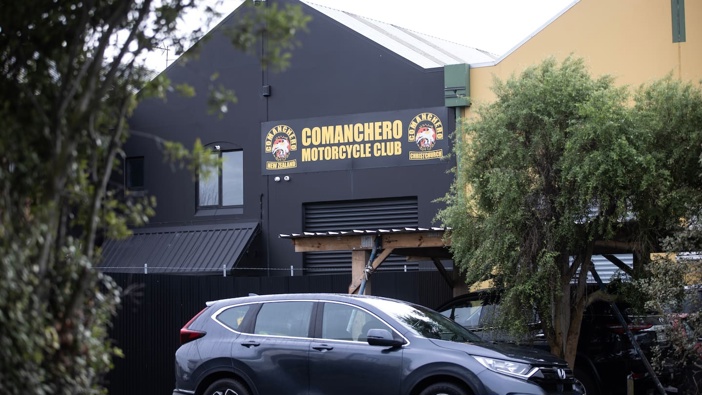 The Comancheros have taken over the Rebels MC’s old Christchurch gang pad. Photo / George Heard