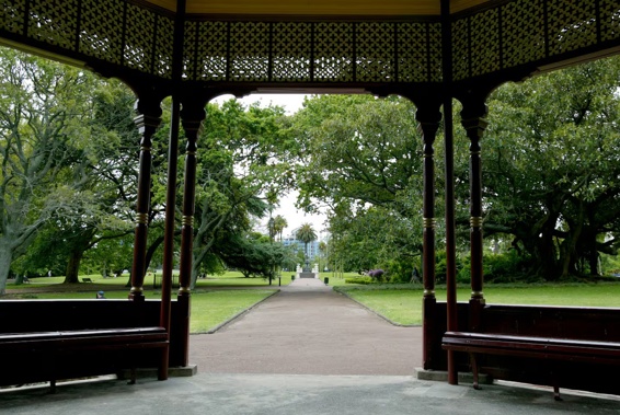Albert park band rotunda. Photo / Carolyn Robertson
