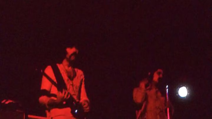 Black Sabbath's Tony Iommi and Ozzy Osbourne playing at the Great Ngāruawāhia Music Festival in 1973. Photo / David Stone, AudioCulture
