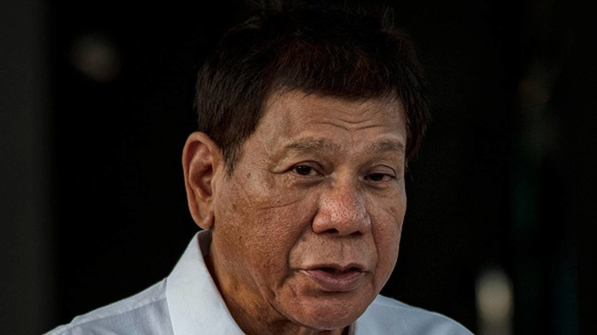 Rodrigo Duterte has ordered the arrest of unvaccinated people who leave the house for non-essential reasons. Photo / Getty Images