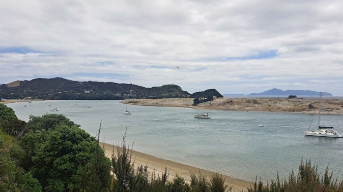 Mangawhai is a fast-growing town, with an estimated population of around 7500 as of 2024. Pictured here is Mangawhai Heads. Photo / Brodie Stone