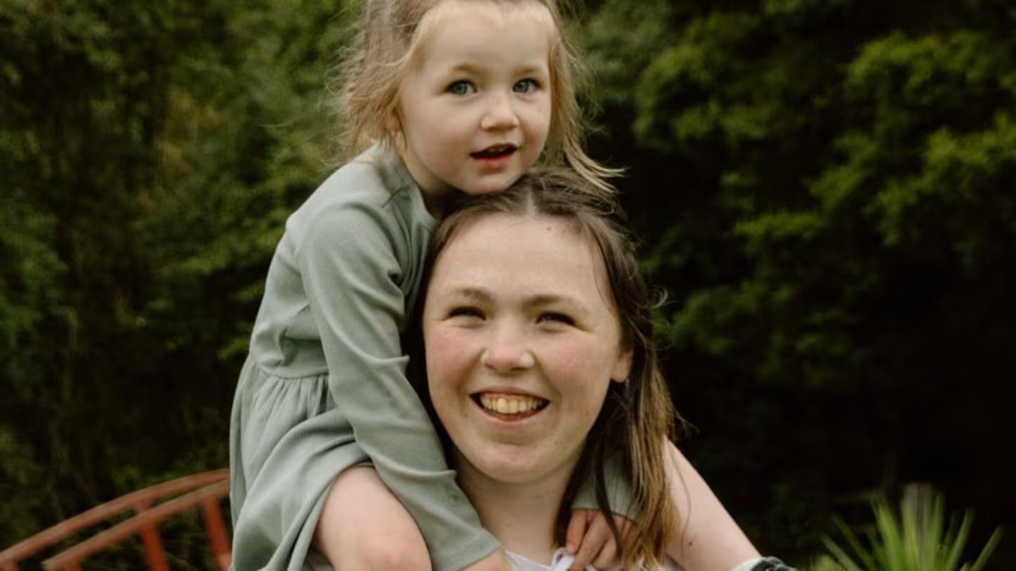 Doctors found a 15cm tumour after the 23-year-old underwent a colonoscopy.