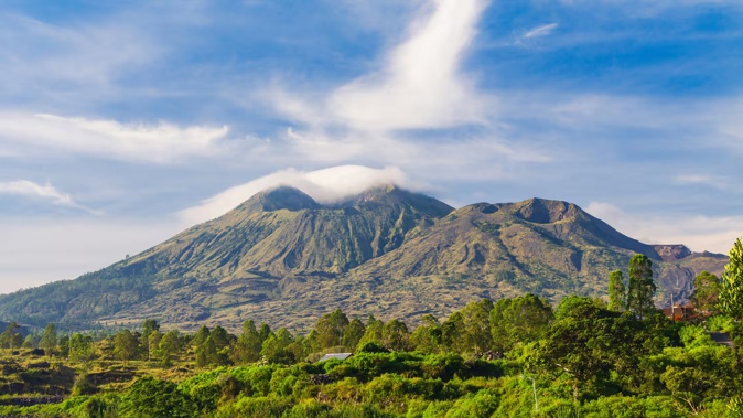 Sunrise treks up Mt Batur or Mt Agung are popular in Bali. Photo / 123rf