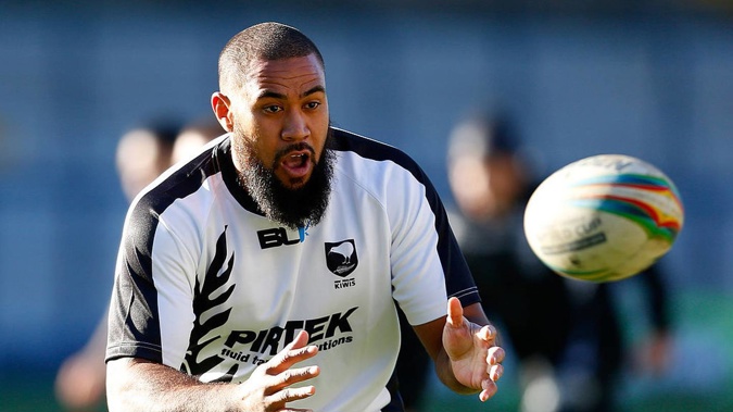 Frank Pritchard during a Kiwis training session in 2013. Photo / Getty Images