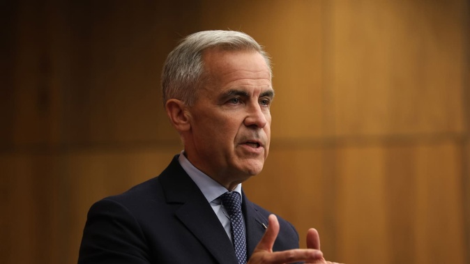 Canada will remove all tariffs on US goods compliant with the North American free trade agreement, Prime Minister Mark Carney announced. Photo / Getty Images