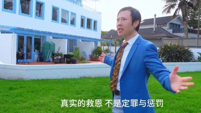 A screenshot from one of Kaixiao Liu's videos. Photo / Youtube