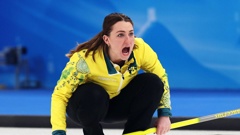 Australian mixed doubles curler Tahli Gill had a rough start to her Olympic campaign. Photo / Getty