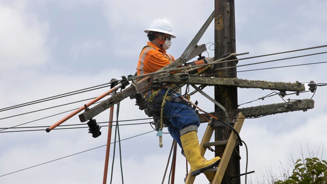 Electricity and gas distribution company Vector announced higher adjusted Ebitda in its half-year result, but its net profit fell. Photo / Brett Phibbs / PhibbsVisuals