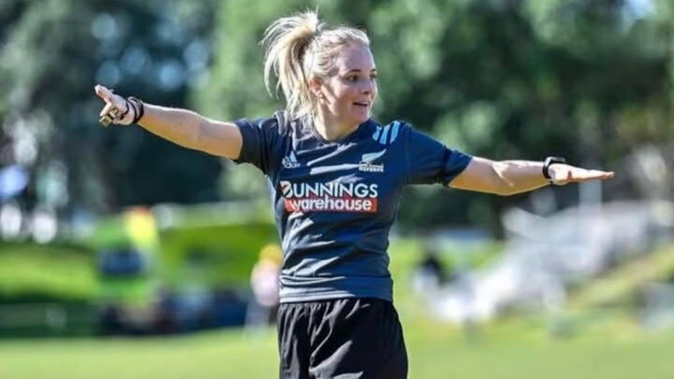 Tarsh Ganley was named as one of 10 referees who will take charge of matches at the upcoming Women's Rugby World Cup in England.