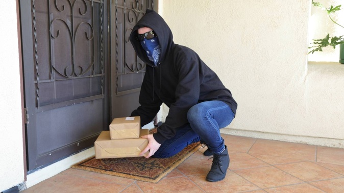 Thieves who steal deliveries from doorsteps have been dubbed 'porch pirates'. Photo / Getty