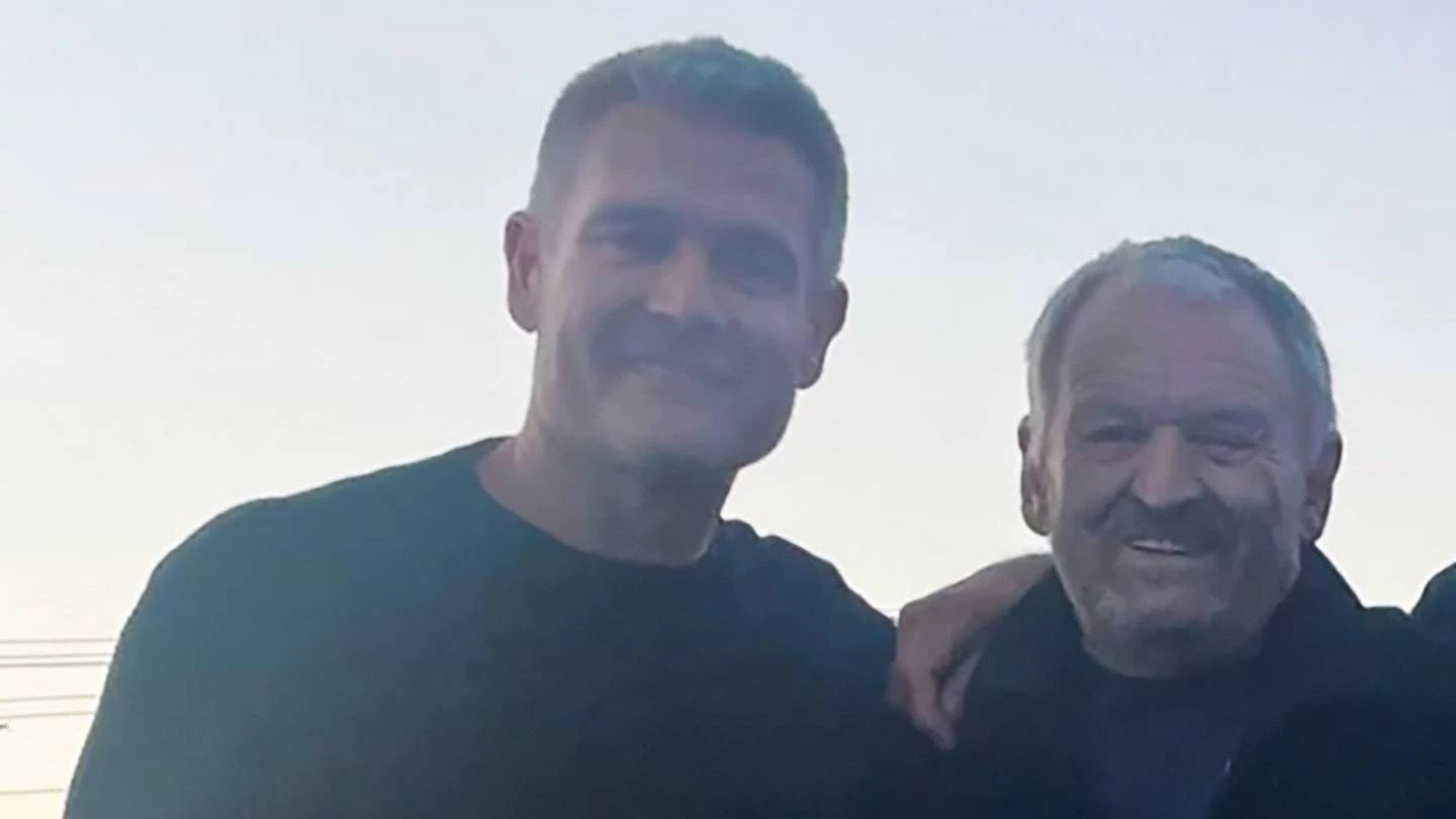 Kurt Lehndorf, left, is on a hunger strike in a bid to self-isolate with his father Des who is dying of cancer. Photo / Supplied