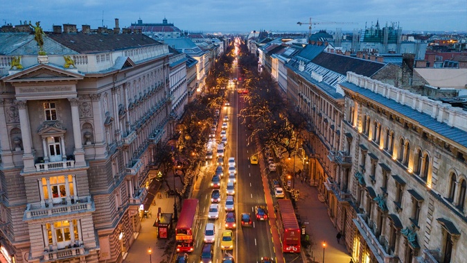 Boulveards of Budapest , Andrassy Ave. Photo / Supplied