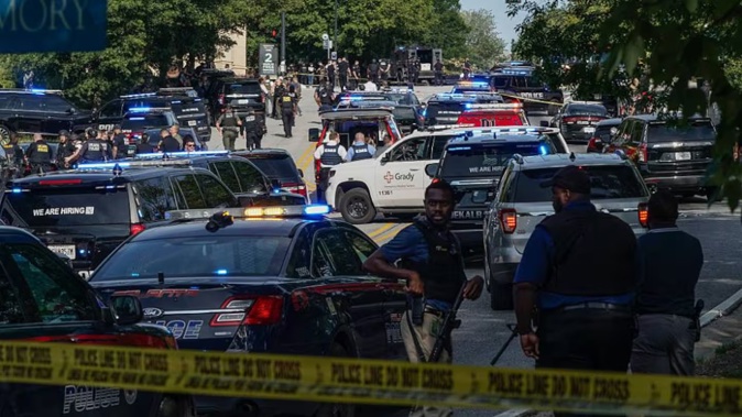 30-year-old Patrick Joseph White of Kennesaw, Georgia, has been identified as the suspected gunman who opened fire outside the CDC buildings. Photo / Getty Images