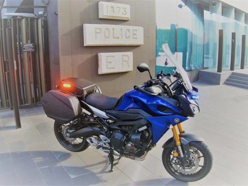 The unmarked Yamaha MT09TRAP was first trialled in Canterbury. (Photo / NZ Police)