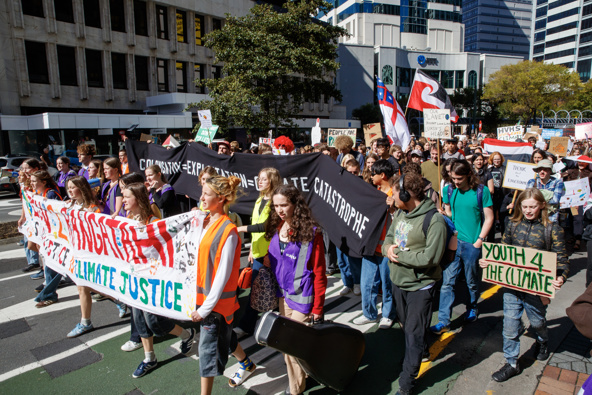 School Strike 4 Climate protest in Wellington. Photo / Mark Mitchell
