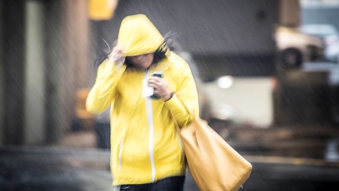 Heavy rain and strong winds are expected over a vast region of southern and central New Zealand over the weekend. Photo / Michael Craig