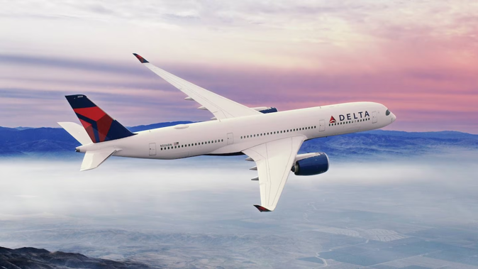 A Delta Airbus A350 will fly the Auckland-Los Angeles route. Photo / Supplied