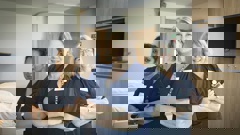 Southern Cross Rotorua Hospital general manager Stephanie Thomson (centre) with healthcare assistants Nayomi Munasingha (left) and Margaret Dennis. Photo / Andrew Warner