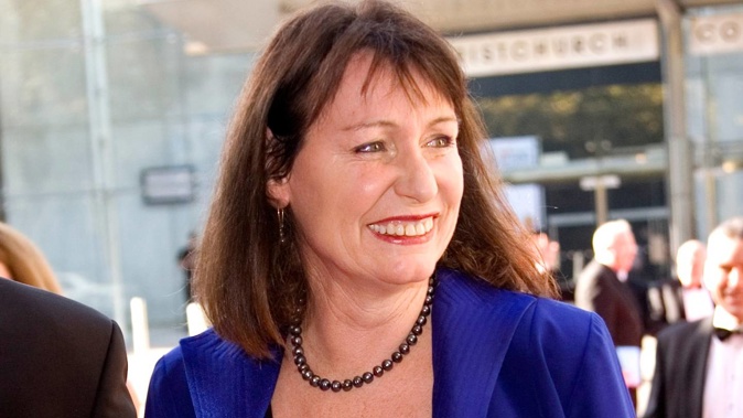 Lorraine Moller at the 2008 Halberg Awards. (Photo / Photosport)