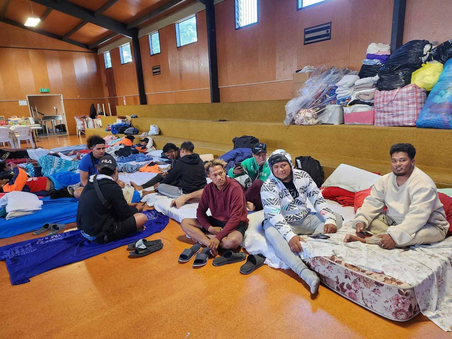 RSE workers at the EFKS Hastings church hall. Photo / Rev Sunita Nua