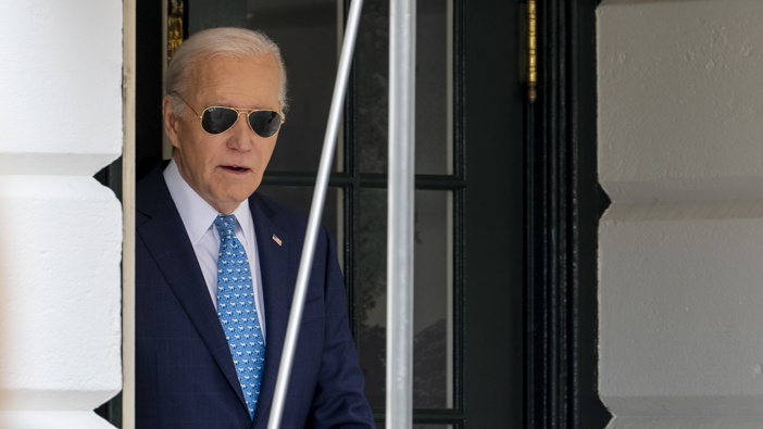 President Joe Biden walks towards Marine One on the South Lawn of the White House in Washington for a short trip to Andrews Air Force Base, January 30th, 2024. Photo / AP