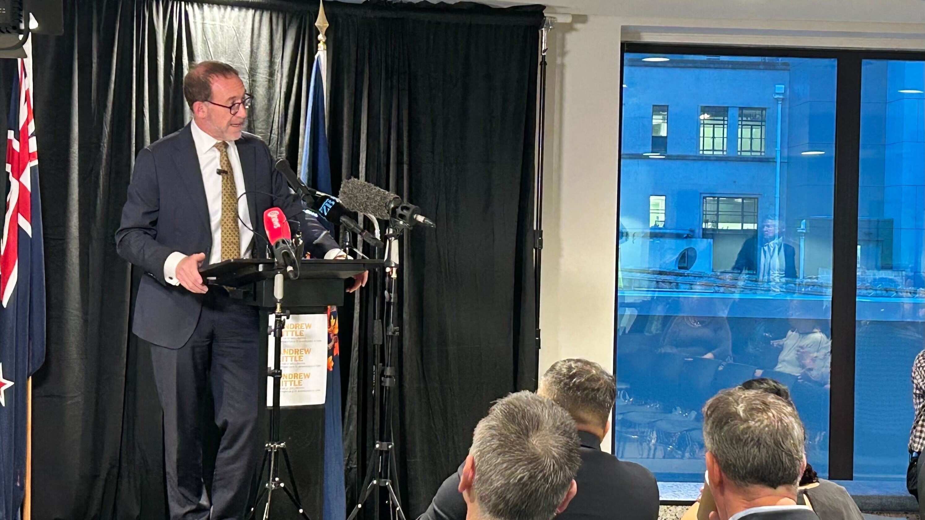 Mayor Andrew Little joins the show after his amalgamation speech