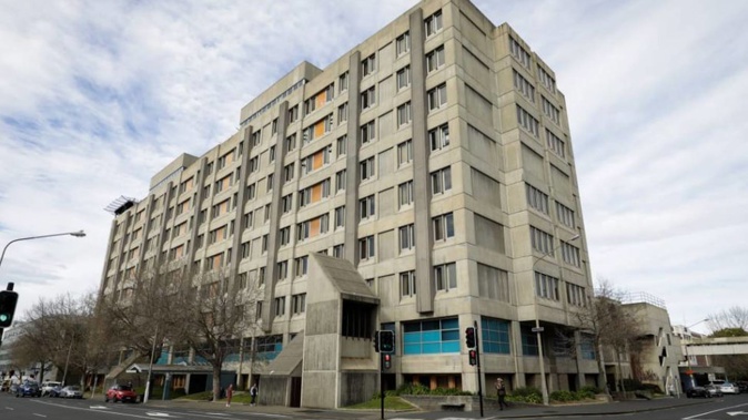Dunedin Hospital has closed all its wards to visitors due to the strain from Covid-19. (Photo / RNZ)