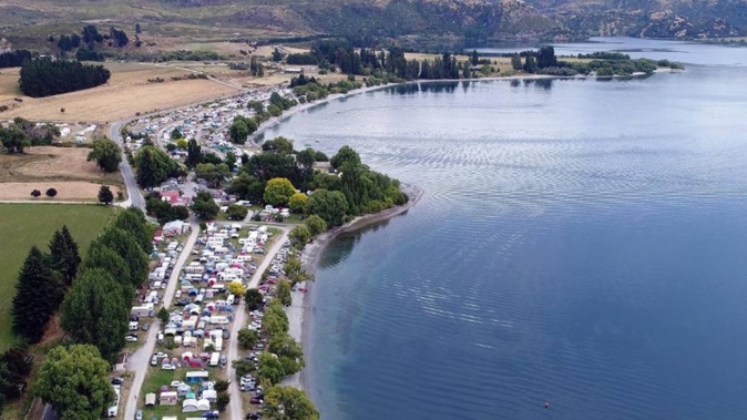 The Glendhu Bay camping ground lease is part of the sale. Photo / Stephen Jaquiery
