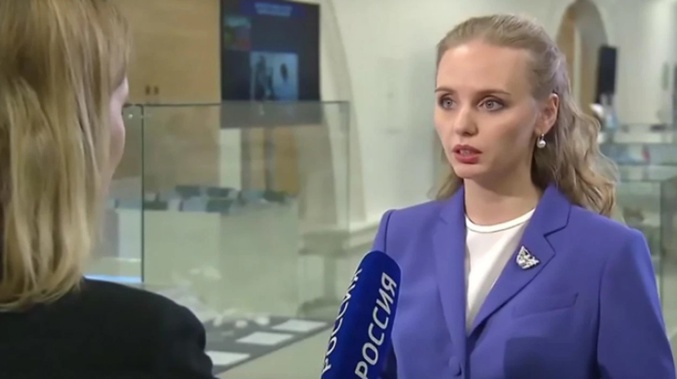 Maria Vorontsova - Vladimir Putin's daughter. (Photo / Russia 24/YouTube)
