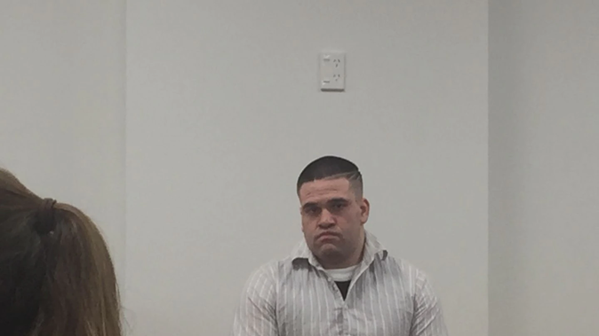 Manawanui Te Pou appears in court in 2016 on a charge of bashing a fellow inmate with a pool cue, leaving him hospitalised. Photo / Rob Kidd