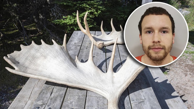 Levi Axtell told police he killed the man with a moose antler. Photo / Getty / Supplied