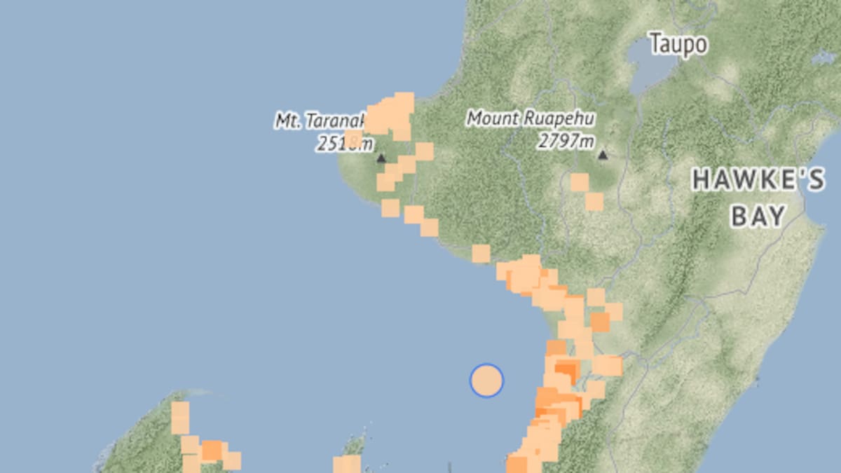 'A bit of a wiggle': 4.5 quake strikes lower North Island
