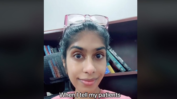 The dermatologist has gone viral on TikTok with her skincare advice. Photo / TikTok/dermatologysurgeon