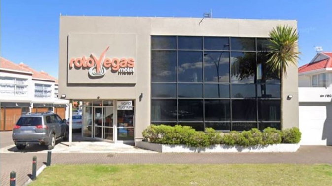 RotoVegas Motel is one of the motels on Fenton St in Rotorua that is being used for emergency accommodation. Photo / Google