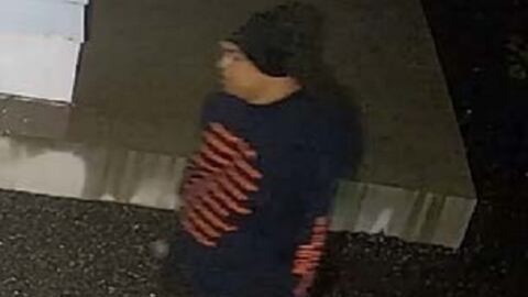 Police have released CCTV images of a man they wish to speak to about a church fire in West Auckland. Photo / NZ Police