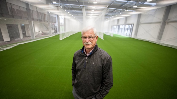 Sir Richard Hadlee says the new indoor sports centre in Christchurch is his legacy to cricket. Photo / George Heard