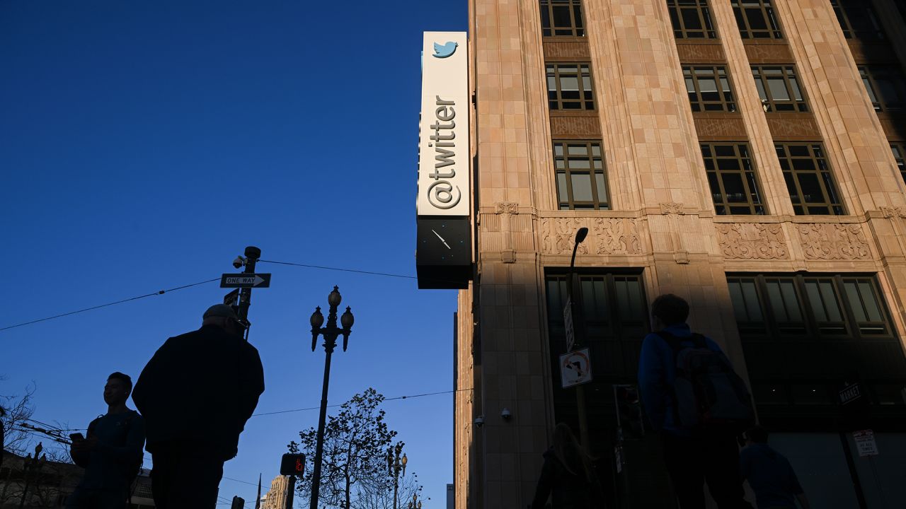 A view of Twitter Headquarters in San Francisco, California, United States on February 8, 2023. Tayfun Coskun/Anadolu Agency/Getty Images