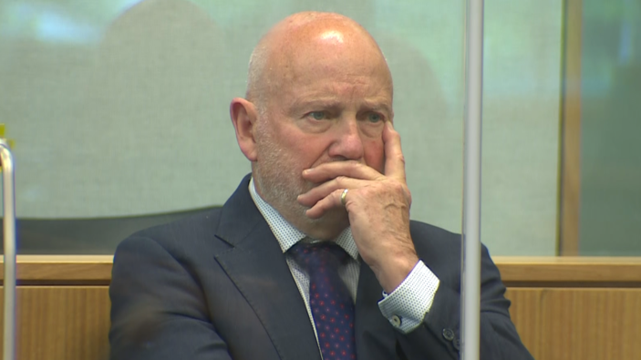 Philip Polkinghorne in the Auckland High Court. Photo / TVNZ POOL