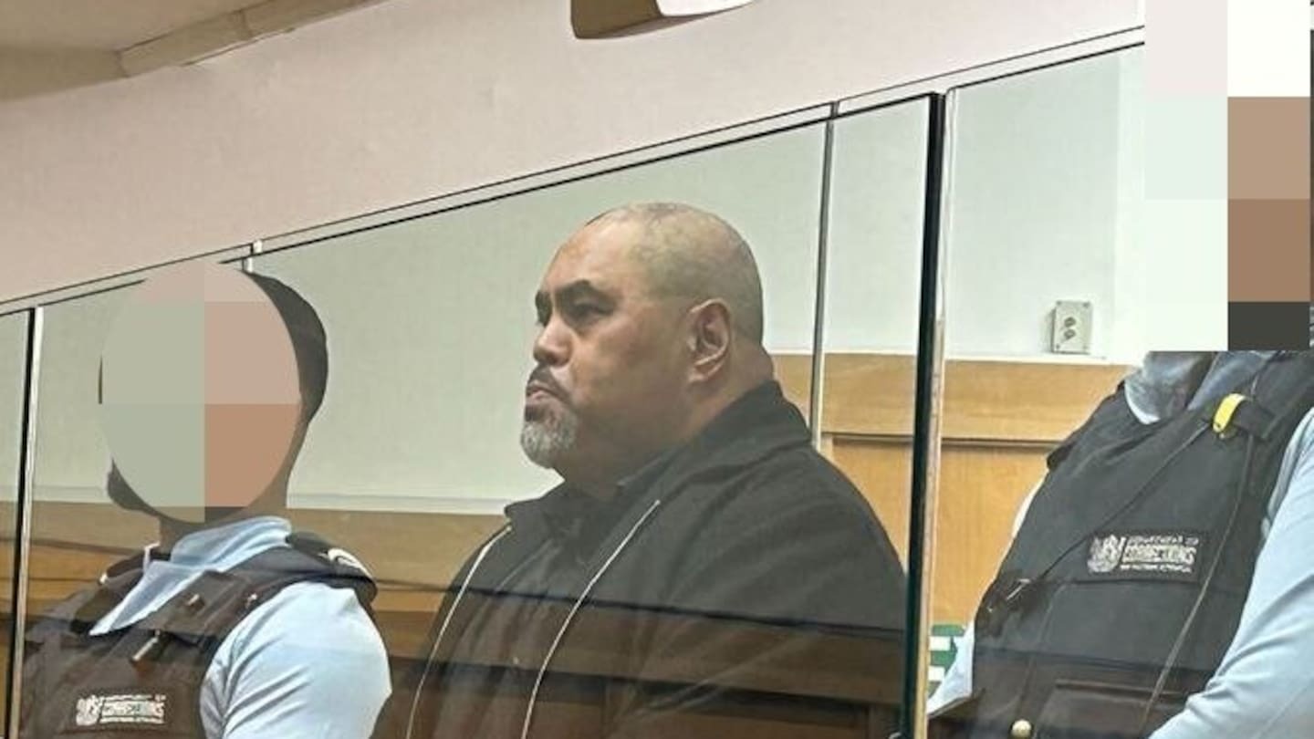 Ōpōtiki man Bonny Anthony Temple, 47, in the High Court at Hamilton on Thursday when he was sentenced for the manslaughter of Wayne Beach in September 2023. Photo / Belinda Feek