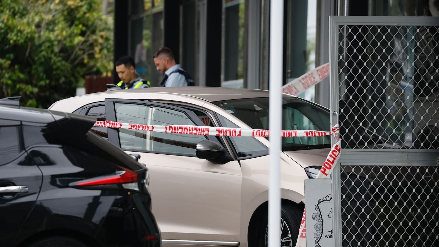 Three people injured, one of them critically, after car smashes into Auckland cafe