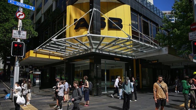 ASB's Queen St, Auckland branch. Photo / Alex Burton