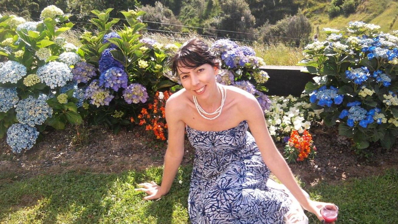 Nicole Martin before her decline in health, which began with constant pain in her early 30s.