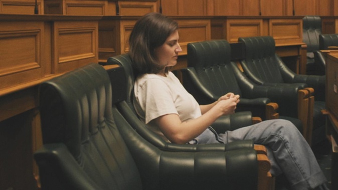 Some groups have taken umbrage at the funding of a new documentary about Chlöe Swarbrick, the country's youngest MP. Photo / Notable Pictures